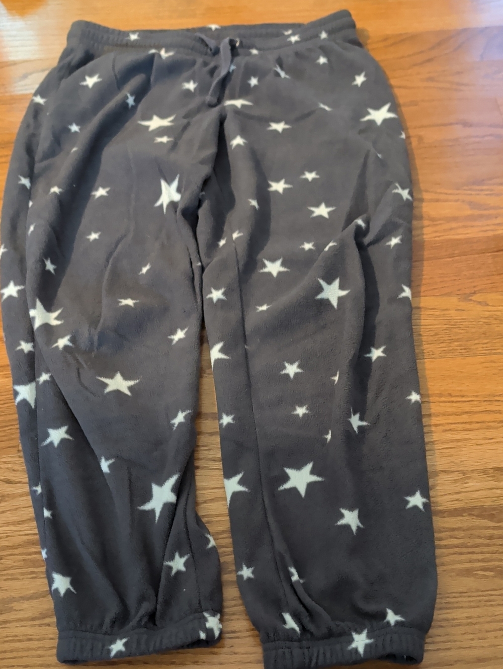 Old Navy Black Star Print Fleece Pajama Pants